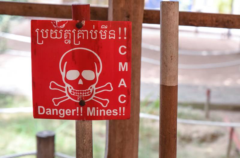 During three decades of conflict up until the late 1990s, as many as six million landmines were planted in Cambodia. Courtesy Ronan O’Connell