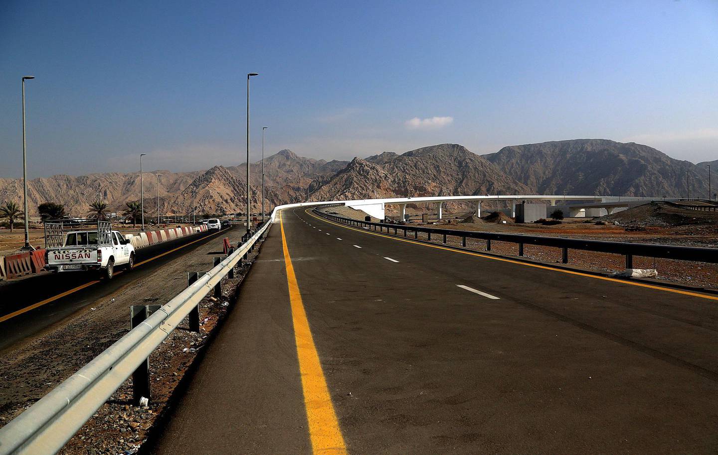 Ras Al Khaimah, Jan, 16, 2018: General view of the new ring road in Ras Al Khaimah. Satish Kumar for the National / Story by Anna Zacharias