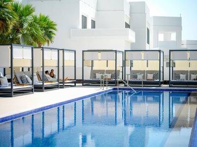 The pool at the InterContinental Fujairah Resort. InterContinental Fujairah