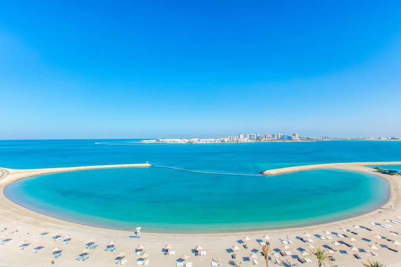 Vida Beach Resort Marassi Al-Bahrain will give visitors access to a pristine private shoreline. Photo: Vida Hotels and Resorts