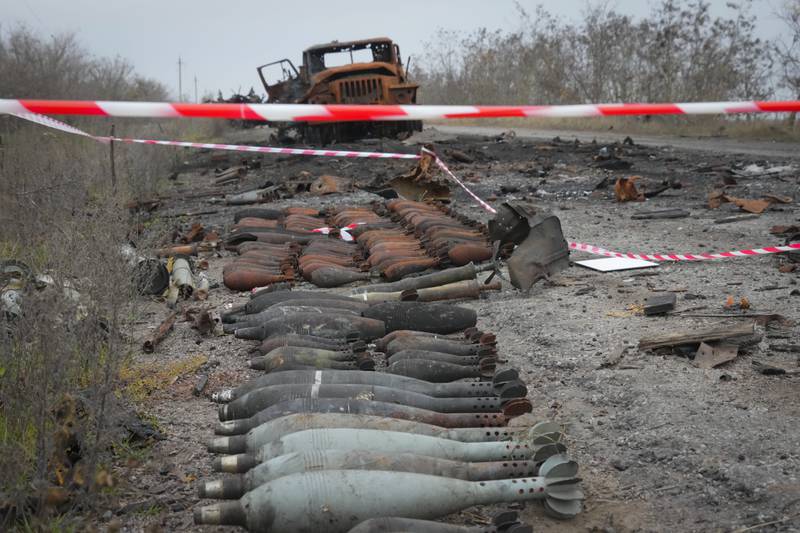 The Ukraine war has depleted Europe's military supplies. AP