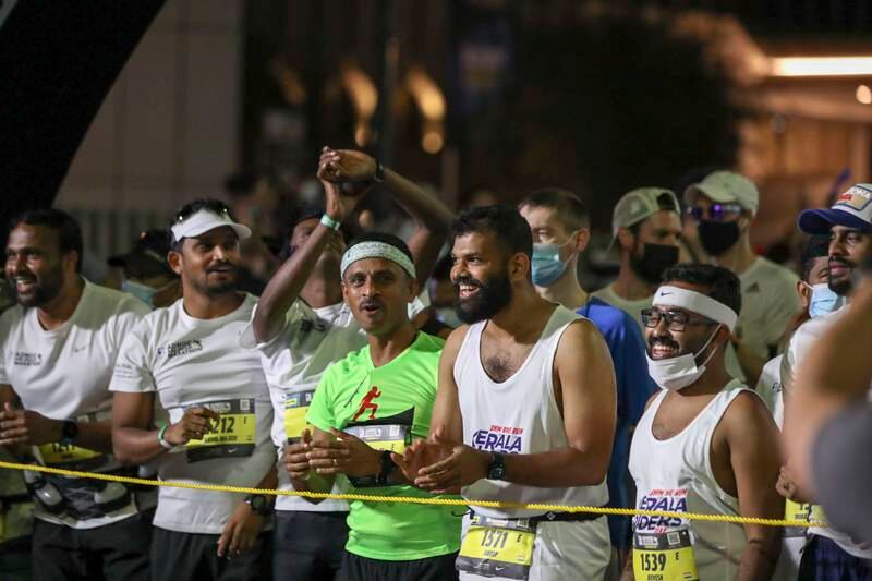 Runners at the Abu Dhabi Marathon 10k run.