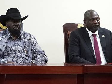 South Sudan’s political rivals agree to unify army command