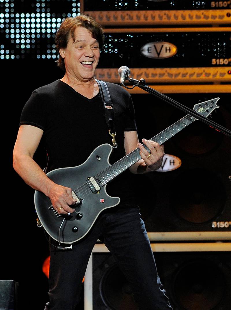 Eddie Van Halen of the band Van Halen performing in 2012. AP file