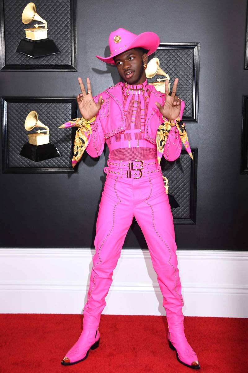 US rapper Lil Nas X arrives for the 62nd Annual Grammy Awards on January 26, 2020, in Los Angeles. AFP