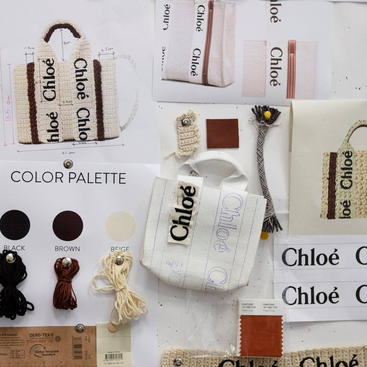 A mock-up of the Sarah's Bag x Chloe bag collaboration. Photo: Sarah's Bag/Chloe