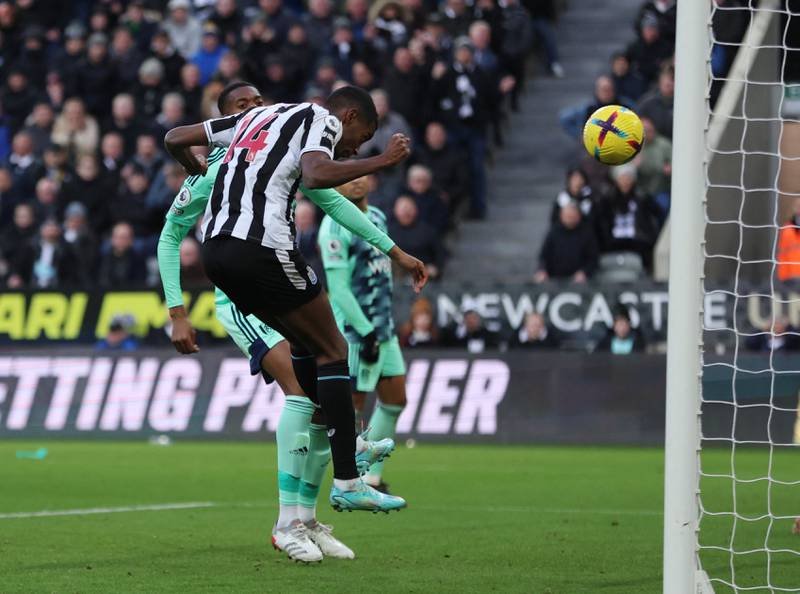 Alexander Isak (On for Willock 72’) 7: Newcastle’s record signing headed home winning goal in last minute of normal time. Reuters