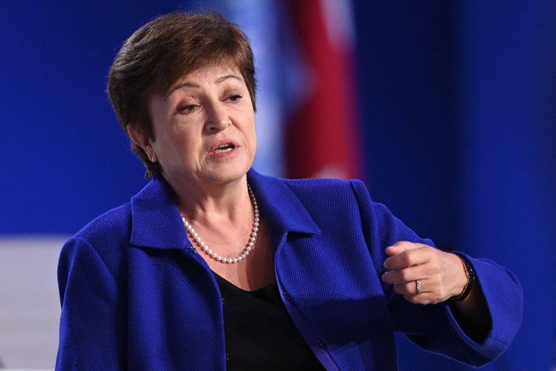 IMF managing director Kristalina Georgieva appealed to India to reconsider its ban on wheat exports. AFP