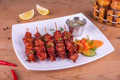 Chicken skewers. All photos: Barako Grill