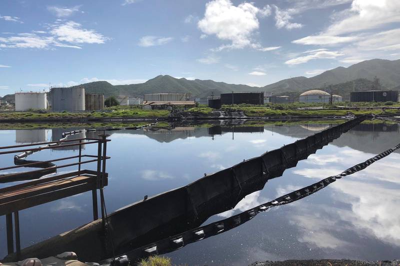 The Puerto La Cruz oil refinery is seen in Puerto La Cruz, Venezuela July 18, 2018. Picture taken July 18, 2018. To match Special Report VENEZUELA-PDVSA/MILITARY  REUTERS/Alexandra Ulmer