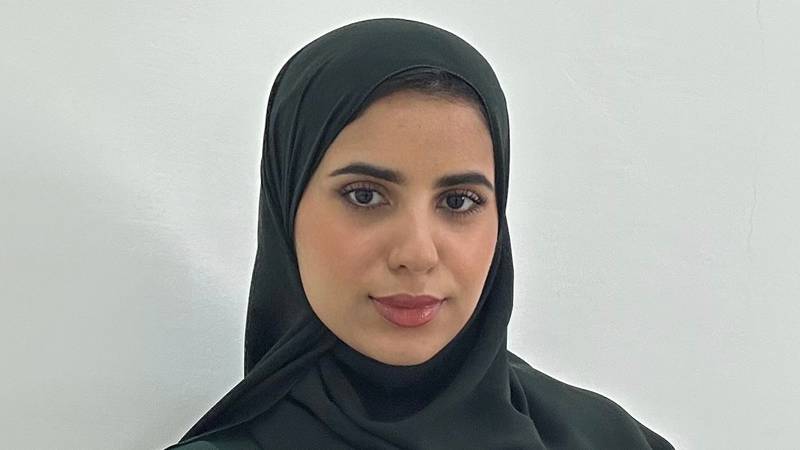 Moza Salem Alharrasi believes students have a role in fighting against climate change and their participation in Cop is important. Photo: Moza Salem Alharrasi