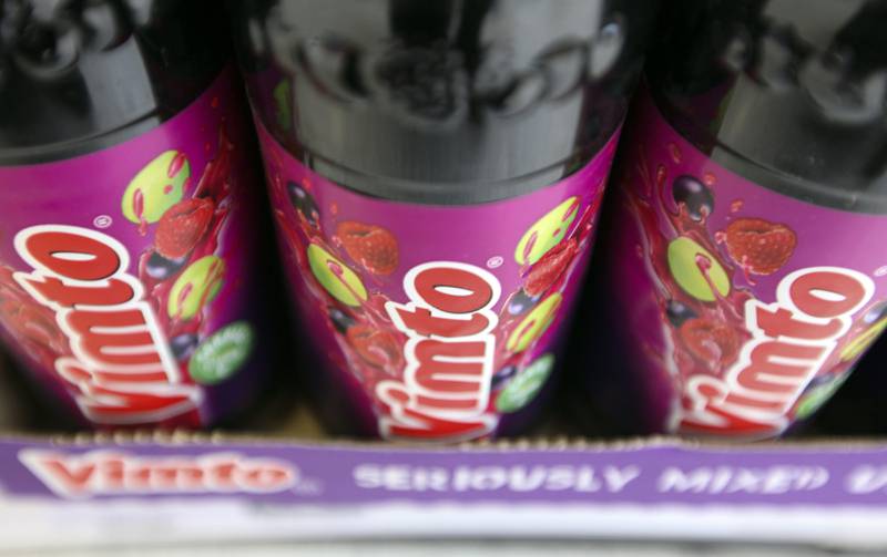 The packaging of Vimto has been modernised in some markets but retains its original look in the Middle East, with only minor changes. Bloomberg