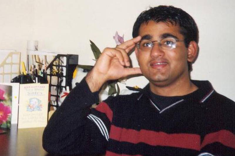 Majid Khan during his Baltimore high school years in the late 1990's when he was in Baltimore. AP