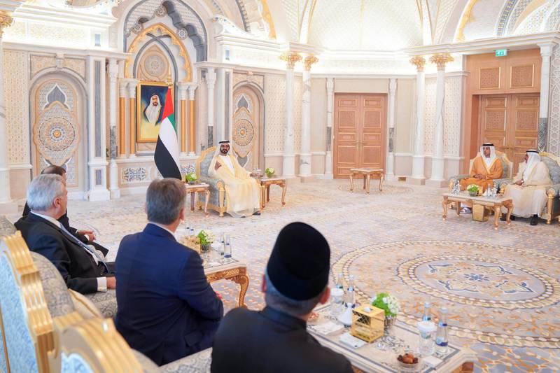 ABU DHABI, 2nd September, 2019 (WAM) -- Two new UAE Ambassadors to brotherly and friendly countries were sworn in on Monday before His Highness Sheikh Mohammed bin Rashid Al Maktoum, Vice President, Prime Minister and Ruler of Dubai, at Qasr Al Watan (Al Watan Palace) in Abu Dhabi. Wam