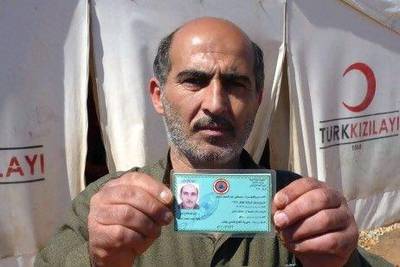 Mustafa Abdilhamit Shaban, a former member of the Syrian security forces, has fled to Turkey.