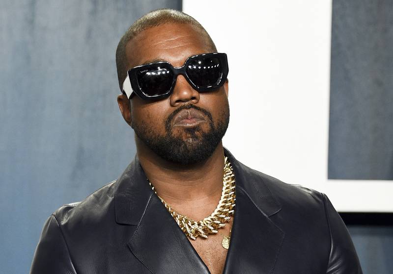 Kanye West aired a string of conspiracy theories during an interview with Fox News host Tucker Carlson. AP