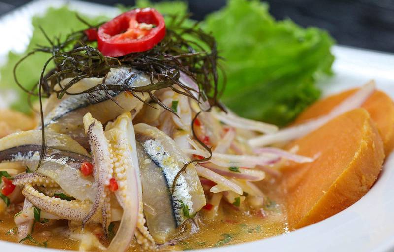 A dish by Peruvian chef Gaston Acurio who will open La Mar at Royal Atlantis in Dubai in 2020 