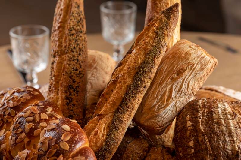 Bread basket at French restaurant Belgravian Brasserie in Al Khobar, Saudi Arabia. All photos: Belgravian Brasserie