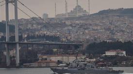 Turkey arrests retired admirals over statement on Bosphorus treaty