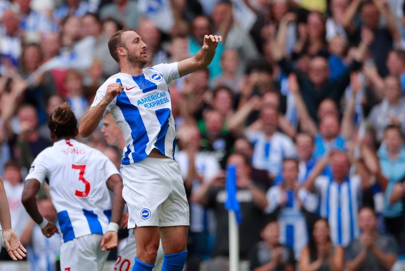 Striker: Glenn Murray (Brighton) – Turns 35 next month but has never been better, as he showed by scoring and starring against Manchester United in a famous win. Reuters