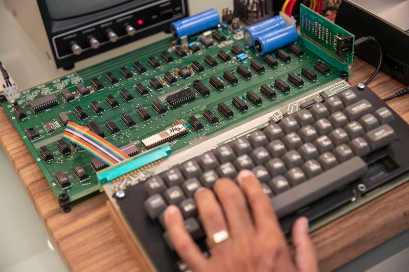 His Apple-1 features an autograph from its legendary creator Steve Wozniak, who during a visit to Dubai last November promptly recognised his own creation and signed it.