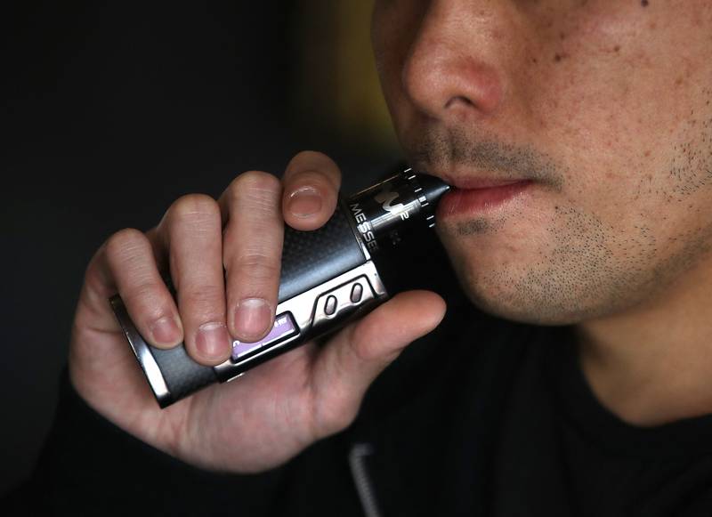 The World Health Organisation has warned that the use of e-cigarettes and vapes risks undermining controls on the tobacco industry. AFP