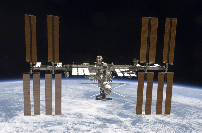 The International Space Station was emailed a tool for its crew to create on the 3D printer. Photo: NASA/ AP