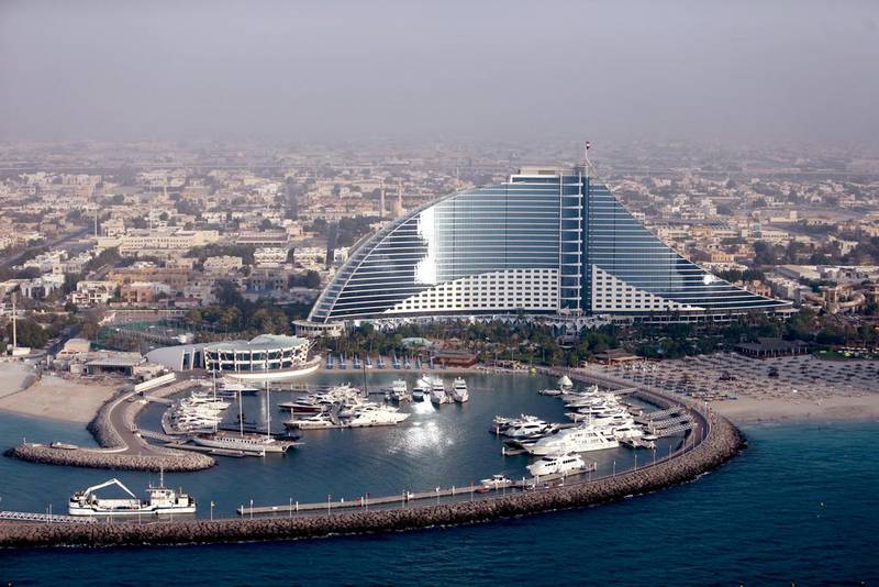 Budding footballers and their families can check in at Jumeirah Beach hotel for professional coaching sessions with former Premier League footballers. Getty