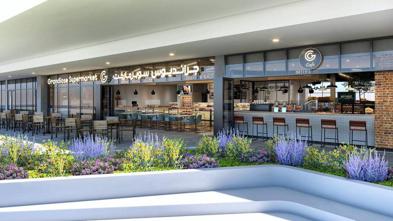 The Grandiose food hall will most likely open in Abu Dhabi in the fourth quarter of the year. Courtesy Al Qana