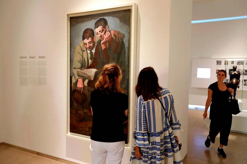 Lebanon launched its first exhibition of late Spanish artist Pablo Picasso's works this month with more than 20 works centered around the theme of family. Joseph Eid / AFP
