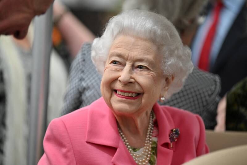 Among the attractions at the Chelsea Flower Show, Queen Elizabeth visited a display dedicated to her 70 years on the British throne. Reuters
