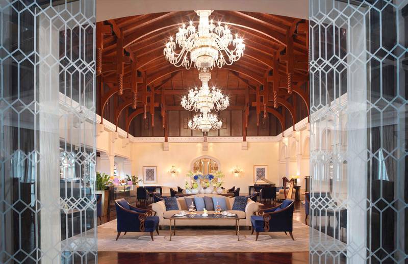 The Lobby Lounge at The Ritz-Carlton, Dubai. Courtesy The Ritz-Carlton, Dubai