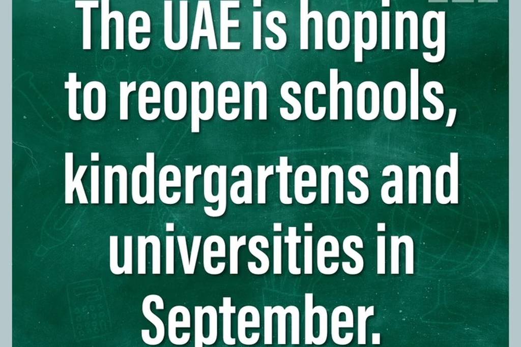 Safety measures in UAE schools as they hope to reopen in September