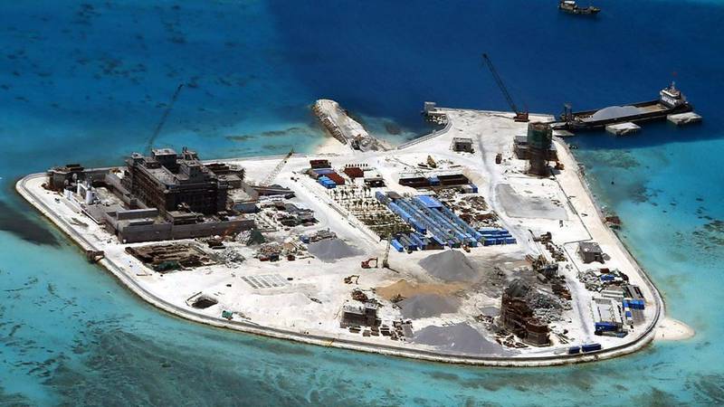 China's rapid development and militarisation of islands in the South China Sea has alarmed the West and its neighbours. EPA