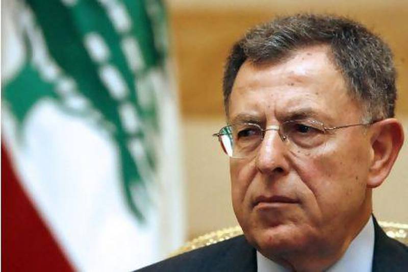 Fuad Siniora is strongly pro-business and also has a sense of duty. AFP