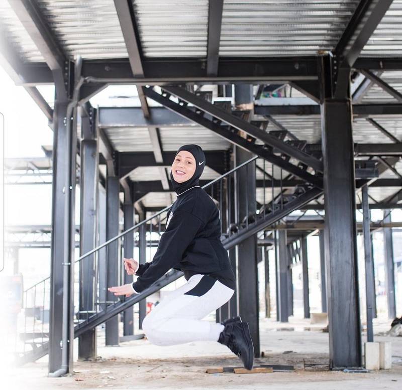 Sara Karrit is an Afrobeats dance instructor and Nike Pro Hijab ambassador Supplied by Sara Karrit.