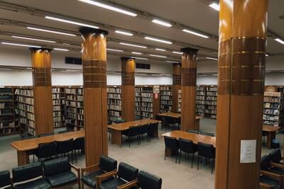 The Greater Cairo Library. Mahmoud Nasr / The National