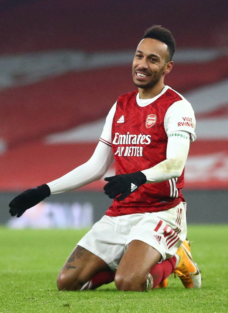 Pierre-Emerick Aubameyang - 6: Put through by Luiz in first half but his finish with outside of boot well saved by Dubravka. Missed another opportunity in second half when clipped past the Slovakian goalkeeper. Sealed victory from close range with much-needed goal. Reuters