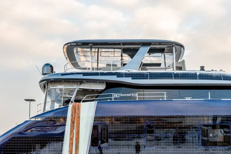 Engineers promise quiet during long cruises through the use of solar power and electric engines for fuel free cruising.