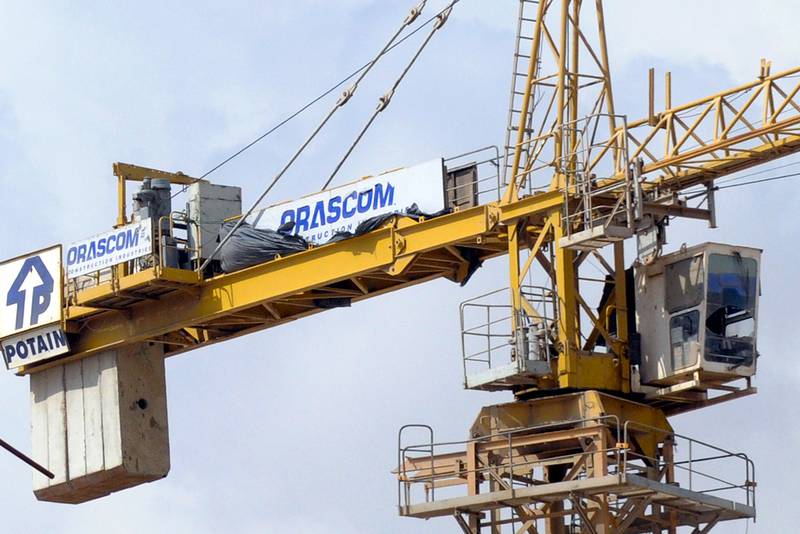 Orascom Construction signed new contracts worth $1.76 billion in the second quarter of this year. Dana Smillie / The National