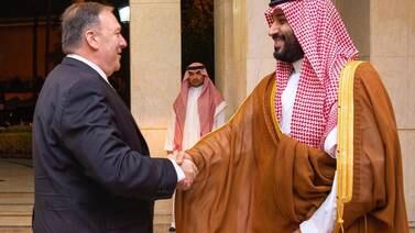 An image that illustrates this article Pompeo urges Biden to rebuild US-Saudi relations 