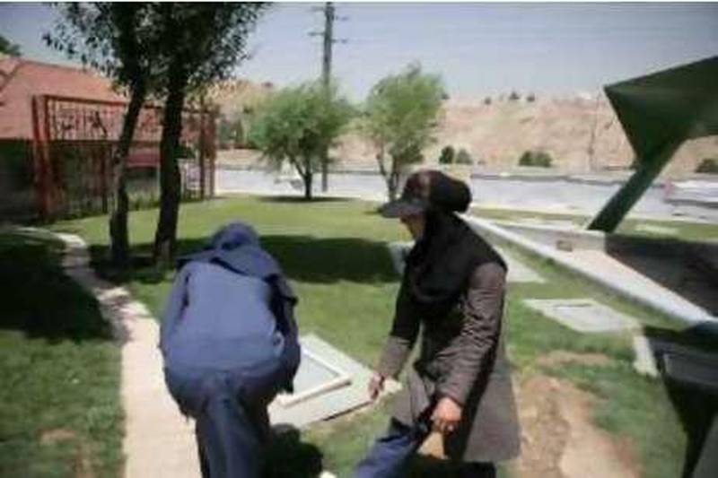 Female gardeners working at Tehran's women-only park.Credit: Newsha Tavakolian for The National *** Local Caption ***  IMG_2267.JPG