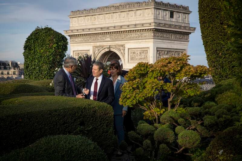 The visit to Paris is the latest in a flurry of international engagements by Labour. Getty Images