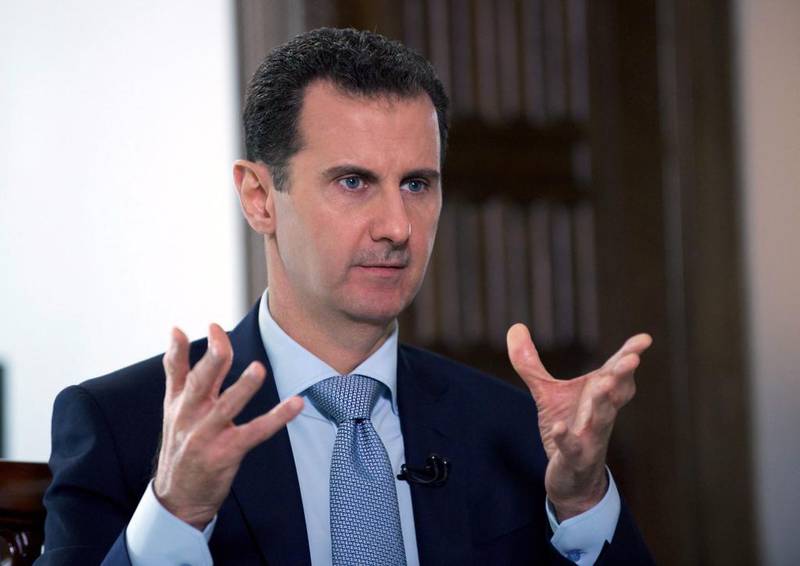 Syrian president Bashar Al Assad. Syrian Arab News Agency / AFP