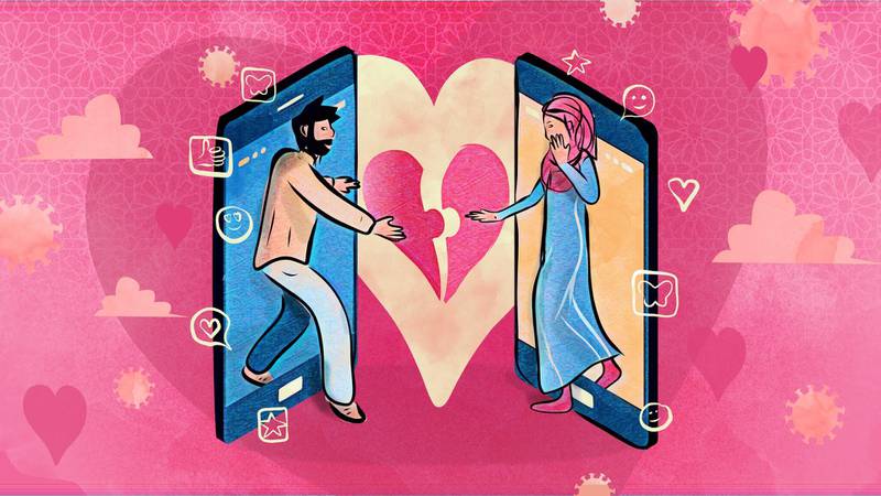 Muslim dating apps have 'gone like crazy' during the pandemic. Courtesy The National