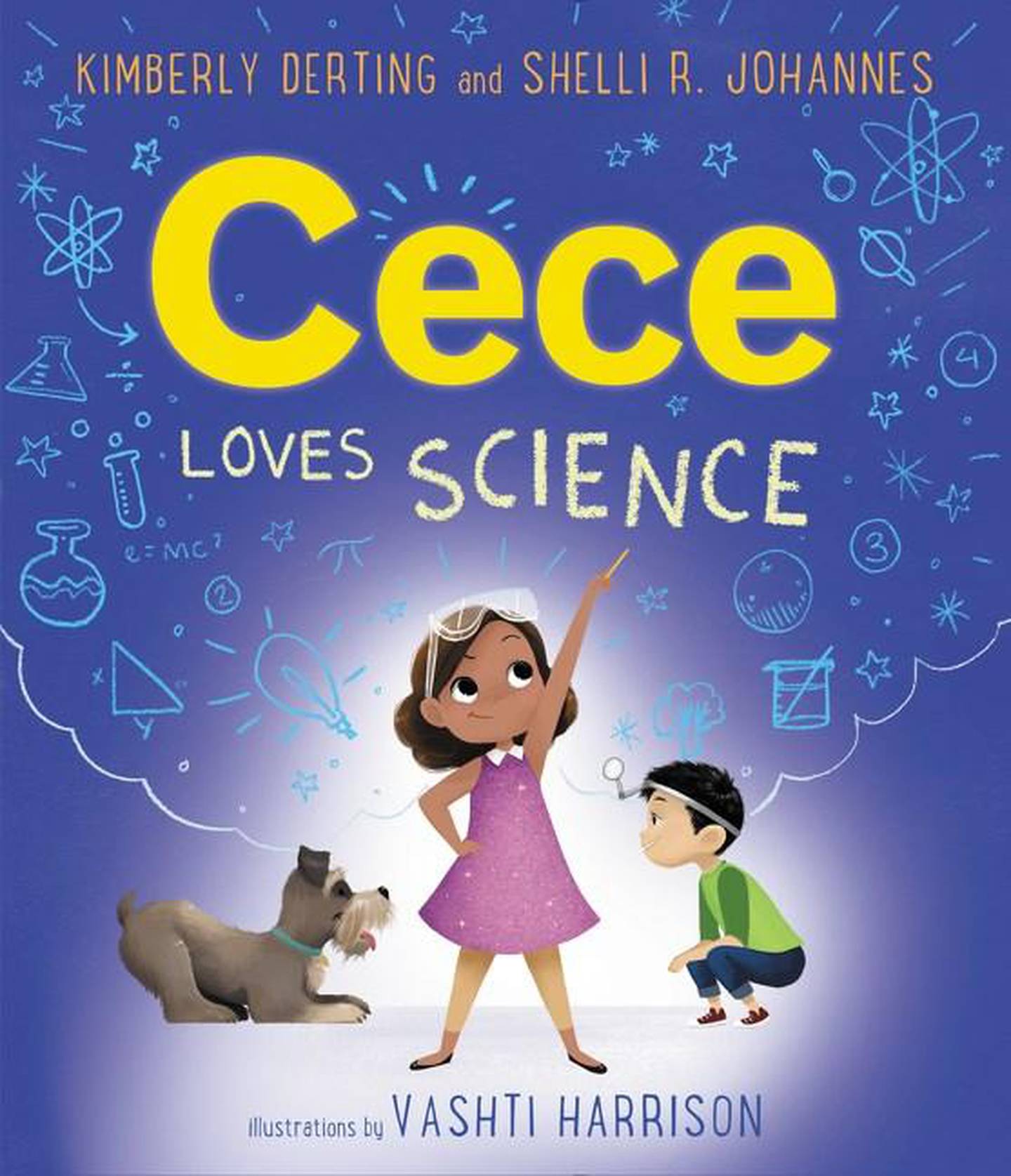 'Cece Love Science' written by Kimberly Derting and Shelli Johannes and illustrated by Vashti Harrison. 