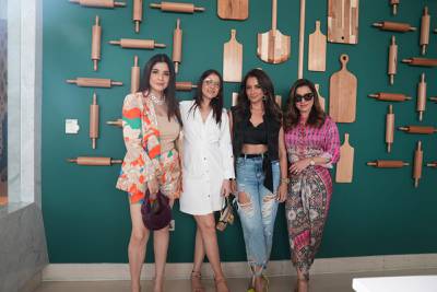 The cast of Fabulous Lives of Bollywood Wives, from left to right, Maheep Kapoor, Bhavna Pandey, Seema Kiran Sajdeh and Neelam Kothari. Photo: IIFA