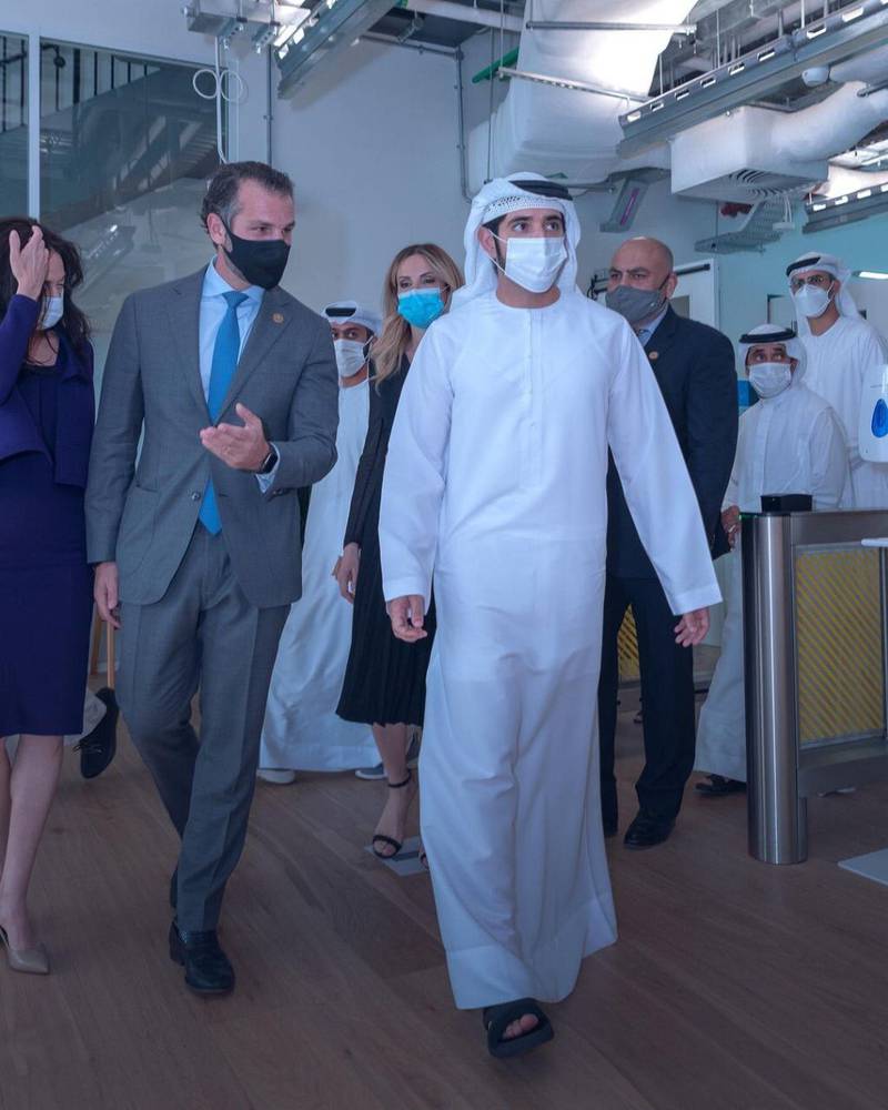 Sheikh Hamdan bin Mohammed, Crown Prince of Dubai, heard from Meta executives that the UAE's culture of innovation matched the company's vision.