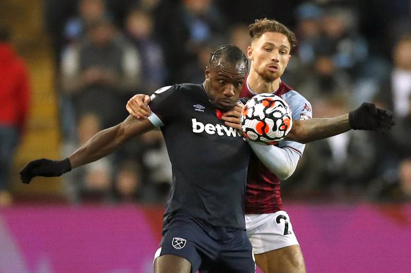 Michail Antonio - 7: Enjoyed a real rough and tumble battle with Konsa in first half. Saw one shot take massive deflection before dropping just over bar.Usual excellent hold-up play and his headed flick-on was crucial in build-up to Fornals’ goal. Reuters