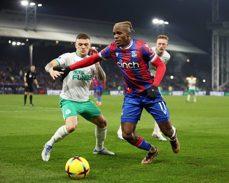 Wilfried Zaha 5 – Worryingly for Zaha and Palace, he was forced to leave the field with a hamstring injury in the second half. Until then, he’d done very little in the attacking third, though he made a crucial intervention when he stole the ball off Almiron’s toe as the Paraguayan lined up to take a pop at goal.
Getty